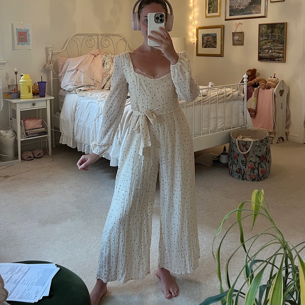 Showpo polka dot jumpsuit